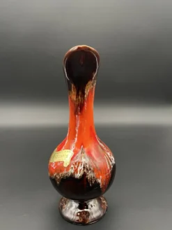 Aiguière en céramique de Vallauris avec étiquette d’origine