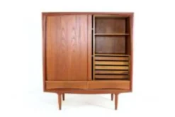 Alex Christensen pour Aco Møbler haut de meuble - design danois en teck