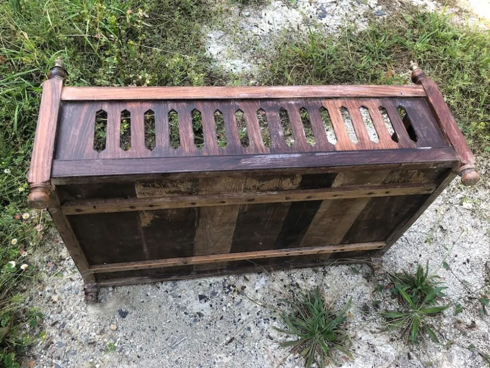 Ancien berceau en palissandre