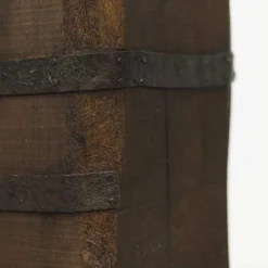 Ancien bloc de découpe en chêne primitif Wabi Sabi