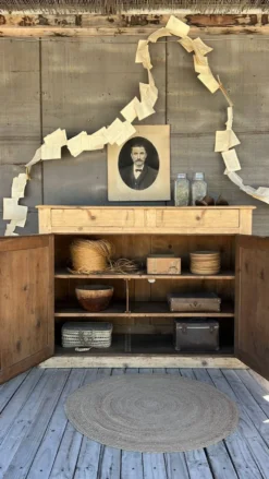 Ancien buffet de campagne bois brut