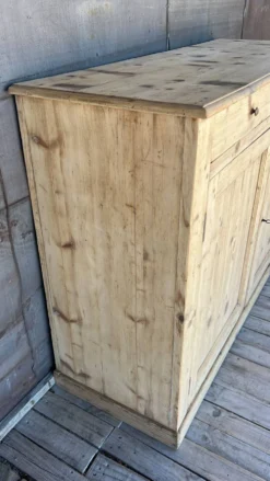 Ancien buffet de campagne bois brut