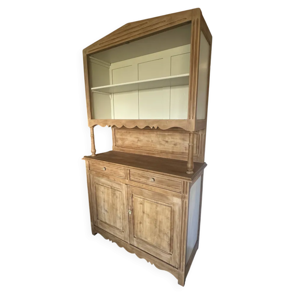 Ancien buffet, vaisselier double corps