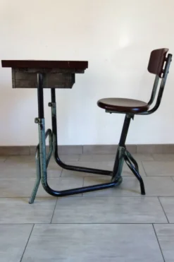Ancien bureau écolier évolutif années 30