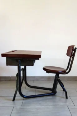 Ancien bureau écolier évolutif années 30