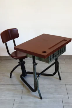 Ancien bureau écolier évolutif années 30