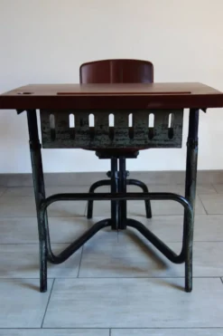 Ancien bureau écolier évolutif années 30