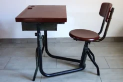 Ancien bureau écolier évolutif années 30