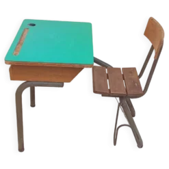 Ancien bureau d'école vintage