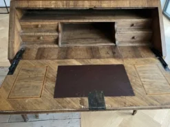 Ancien bureau secrétaire bois marqueterie