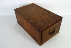 Ancien classeur en bois d'administration début XXème