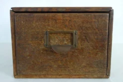 Ancien classeur en bois d'administration début XXème