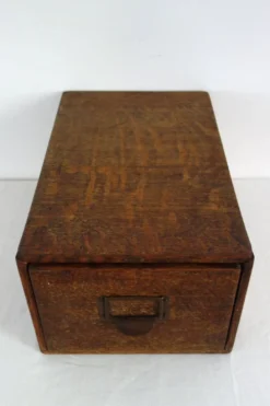 Ancien classeur en bois d'administration début XXème