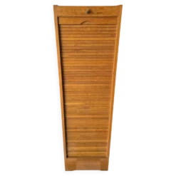 Ancien classeur à rideaux en bois massif