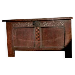 Ancien coffre anglais / coffer XVII siecle