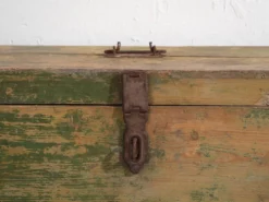 Ancien coffre en bois massif (c.1920) #77