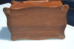 Ancien coffret peint/boîte à ouvrages/bijoux monogrammé CL