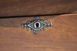 Ancien coffret peint/boîte à ouvrages/bijoux monogrammé CL