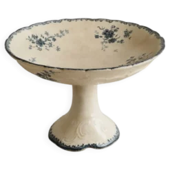 Ancien compotier signé E. Bourgeois Paris Grand Dépôt fin XIXeme