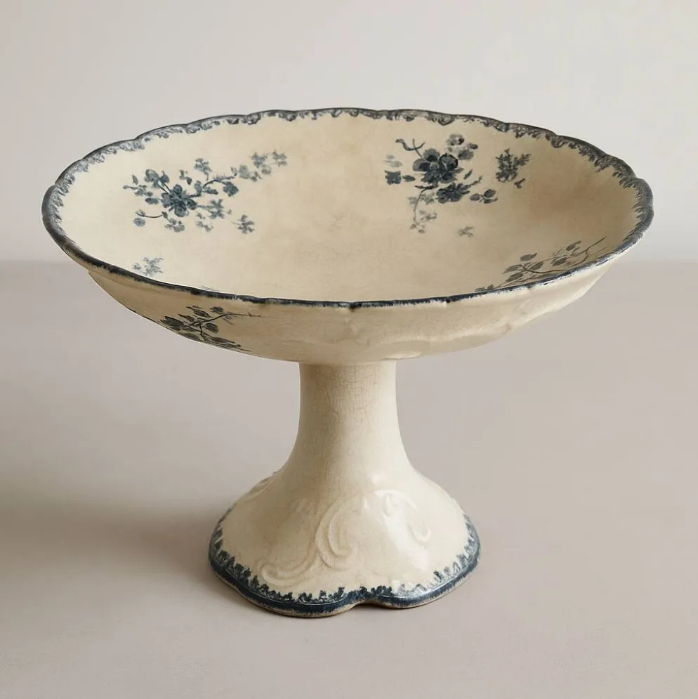 Ancien compotier signé E. Bourgeois Paris Grand Dépôt fin XIXeme