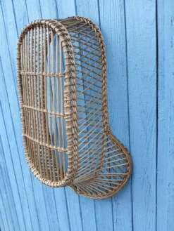 Ancien couffin en osier