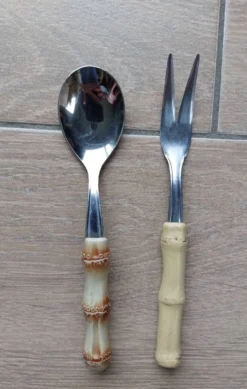 Ancien couvert de service apéritif ou entrées