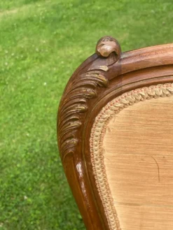 Ancien écran de cheminée XIX ème décor japonisant