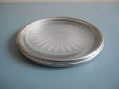 ancien dessous bouteille verrerie Maure-Vieil vintage bottle coaster wine