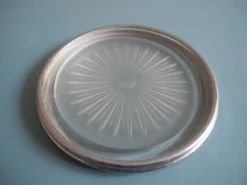 ancien dessous bouteille verrerie Maure-Vieil vintage bottle coaster wine