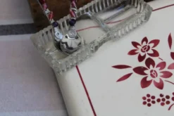 Ancien dessous de plat en céramique