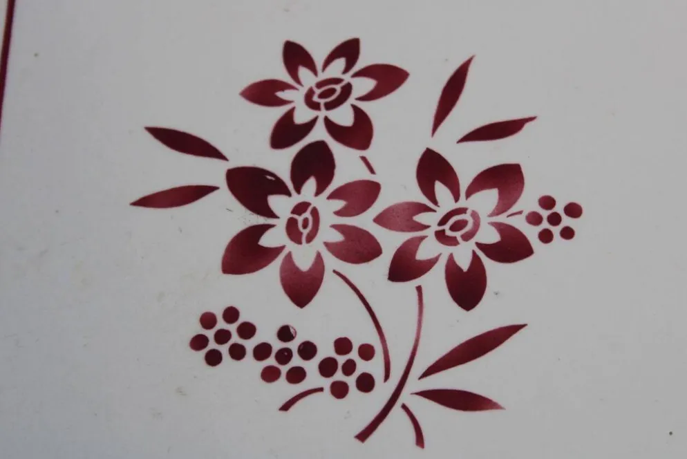 Ancien dessous de plat en céramique