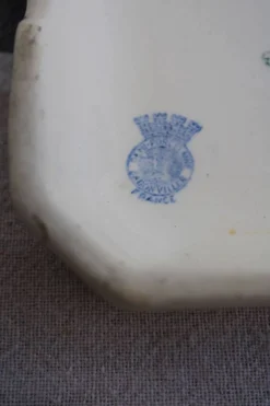 Ancien dessous de plat en céramique