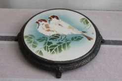 Ancien dessous de plat en céramique