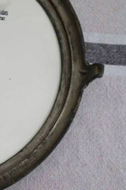 Ancien dessous de plat en céramique