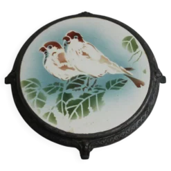 Ancien dessous de plat en céramique