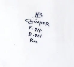 ancien dessous de plat HB Quimper