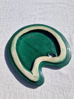 Ancien dessous de plat palette de couleurs Vallauris