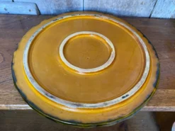 Ancien Dessous De Plat Style VALLAURIS Céramique Multicolore Made France #B774