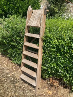 Ancien Escabeau de peintre en chêne