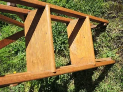 Ancien escabeau de peintre en bois