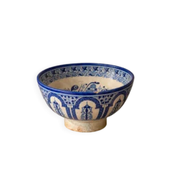 Ancien grand plat tarbouche marocain XIXeme