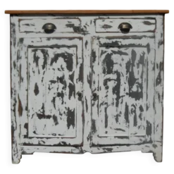Ancien meuble d'atelier meuble de métier buffet parisien patiné