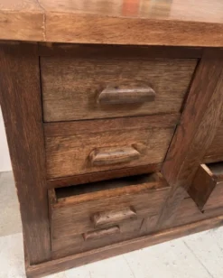 Ancien meuble de mercreroe en chêne