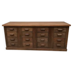 Ancien meuble de mercreroe en chêne