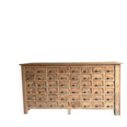 Ancien meuble de metier à multiples tiroirs