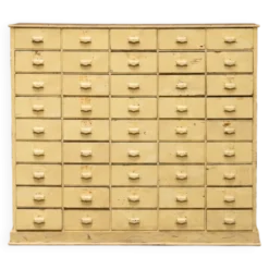Ancien meuble de métier avec 40 tiroirs, 1940
