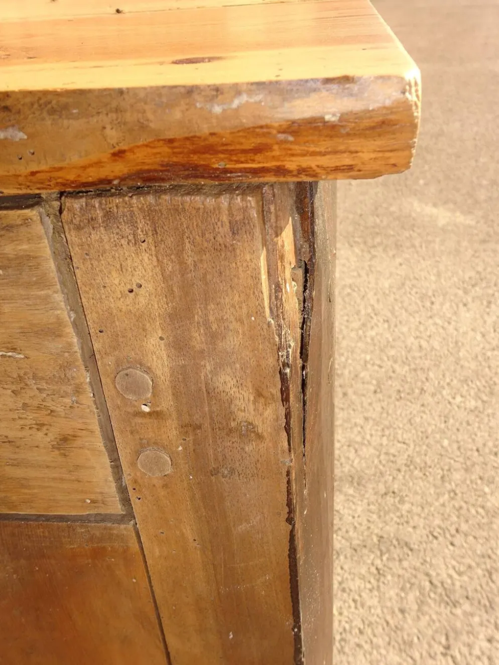 Ancien meuble de métiers, pantalonnière