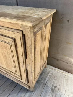 Ancien meuble d’office chêne bois brut