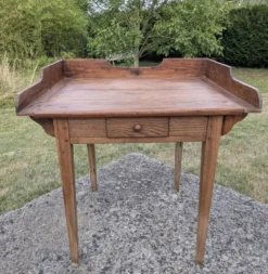 Ancien Meuble table de toilette Lavabo Bureau Début 20e