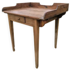 Ancien Meuble table de toilette Lavabo Bureau Début 20e
